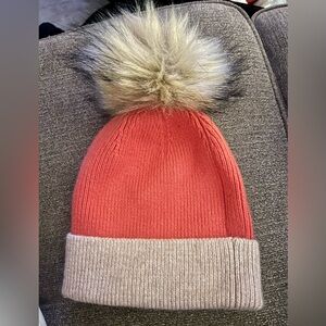 Norla Anthropologie Beanie. Peach beige. Alpaca wool blend. Great condition.